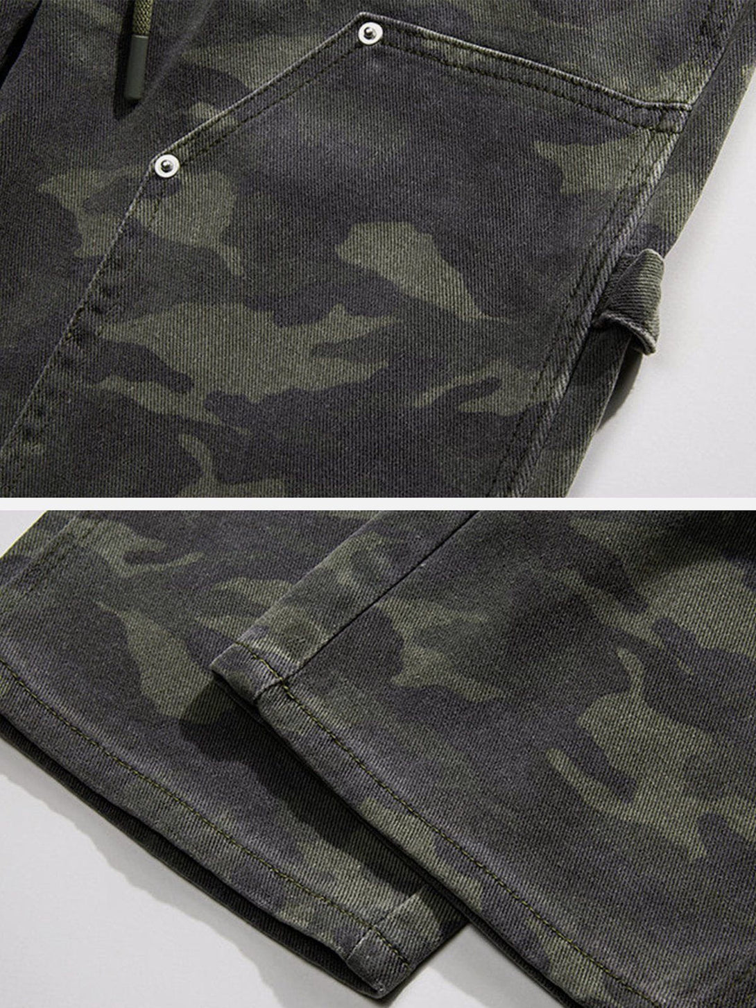 Evapacs - Camouflage Print Jeans- Streetwear Fashion - evapacs.com