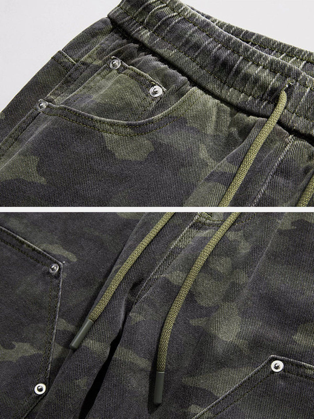 Evapacs - Camouflage Print Jeans- Streetwear Fashion - evapacs.com