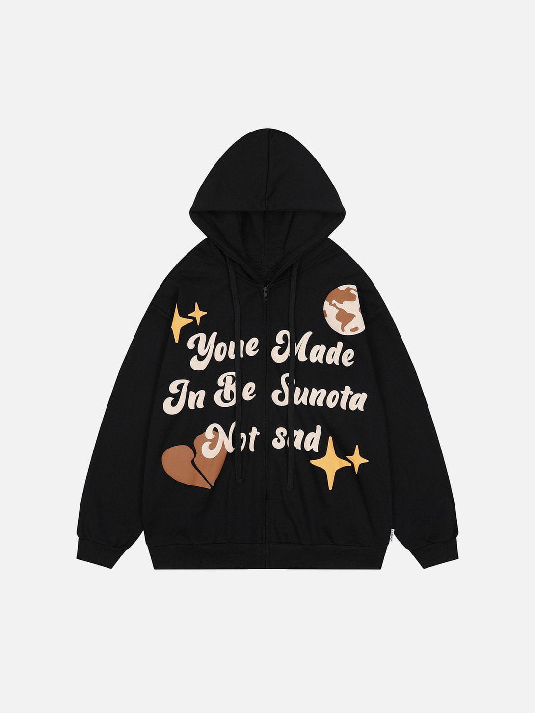 Evapacs - Cartoon Alphabet Hoodie- Streetwear Fashion - evapacs.com