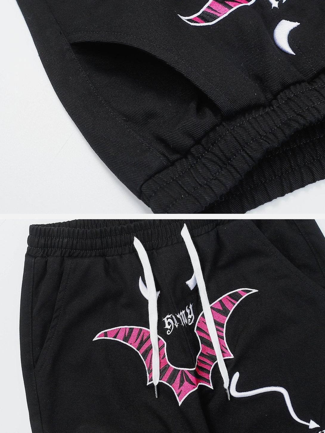 Evapacs - Cartoon Bat Elastic Pants- Streetwear Fashion - evapacs.com