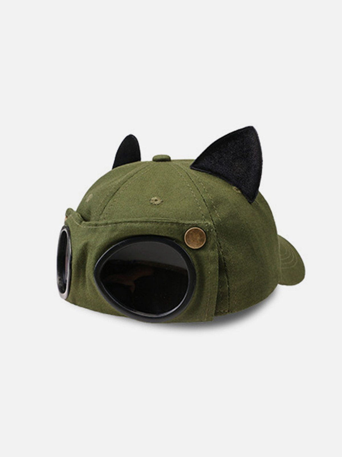 Evapacs - Cat Ears Aviator Glasses Baseball Hat- Streetwear Fashion - evapacs.com