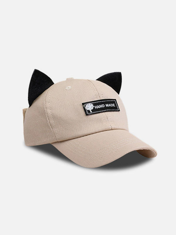 Evapacs - Cat Ears Aviator Glasses Baseball Hat- Streetwear Fashion - evapacs.com