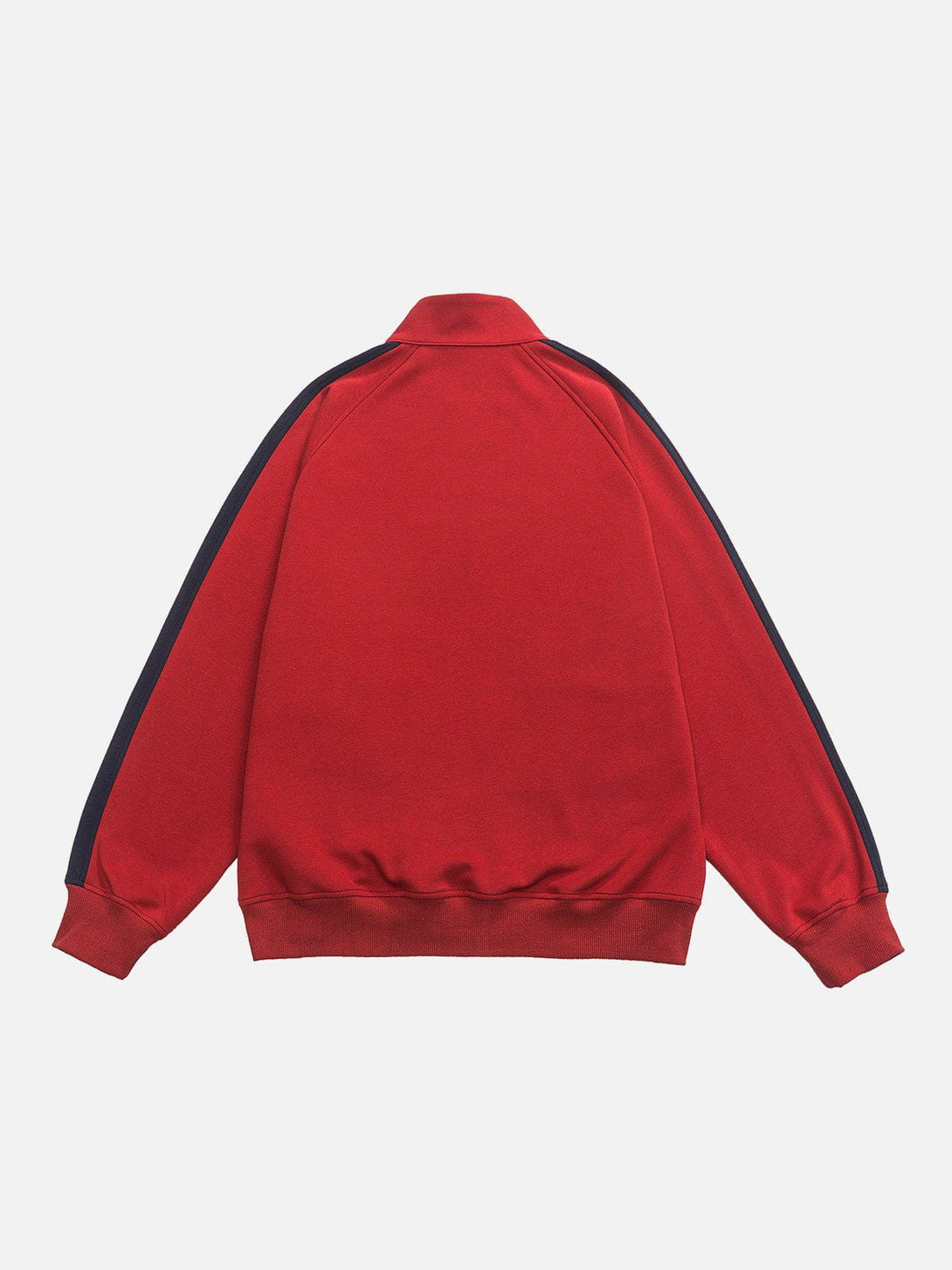 Evapacs - Color Block Polo Sweatshirt- Streetwear Fashion - evapacs.com