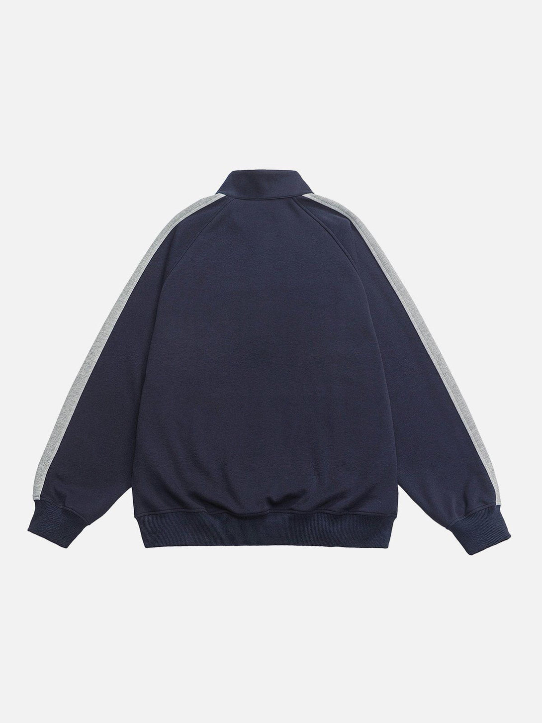 Evapacs - Color Block Polo Sweatshirt- Streetwear Fashion - evapacs.com