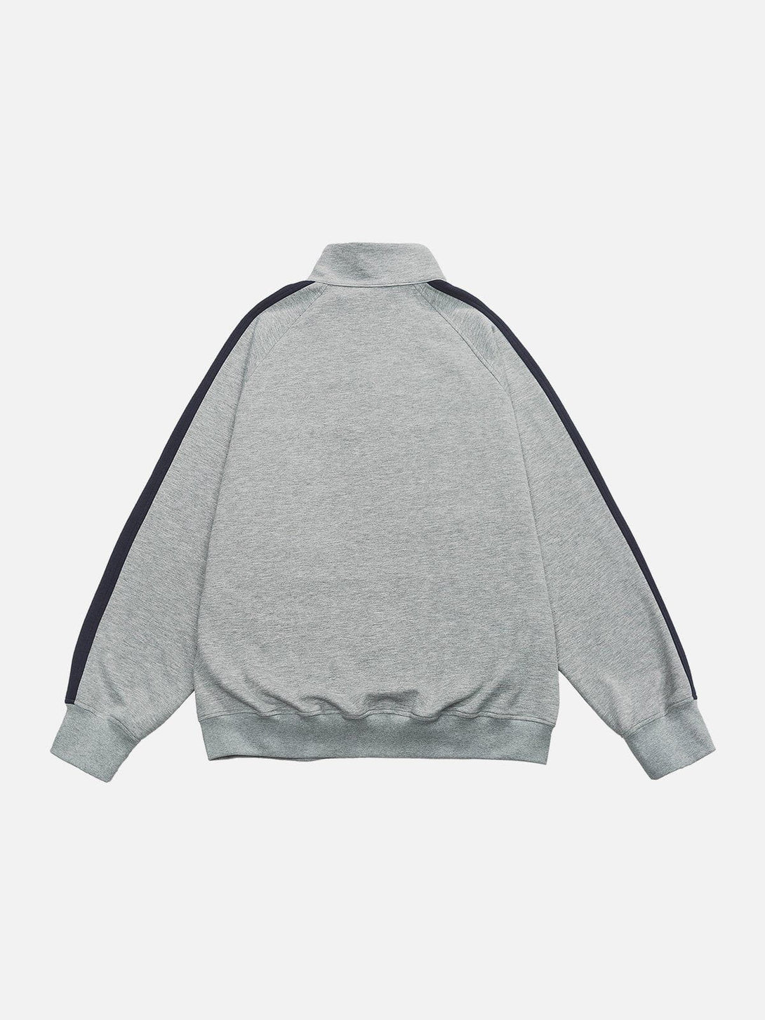 Evapacs - Color Block Polo Sweatshirt- Streetwear Fashion - evapacs.com