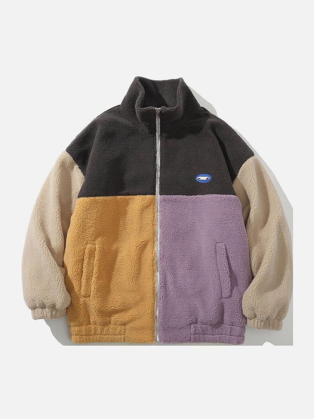 Evapacs - Color Matching Sherpa Coat- Streetwear Fashion - evapacs.com