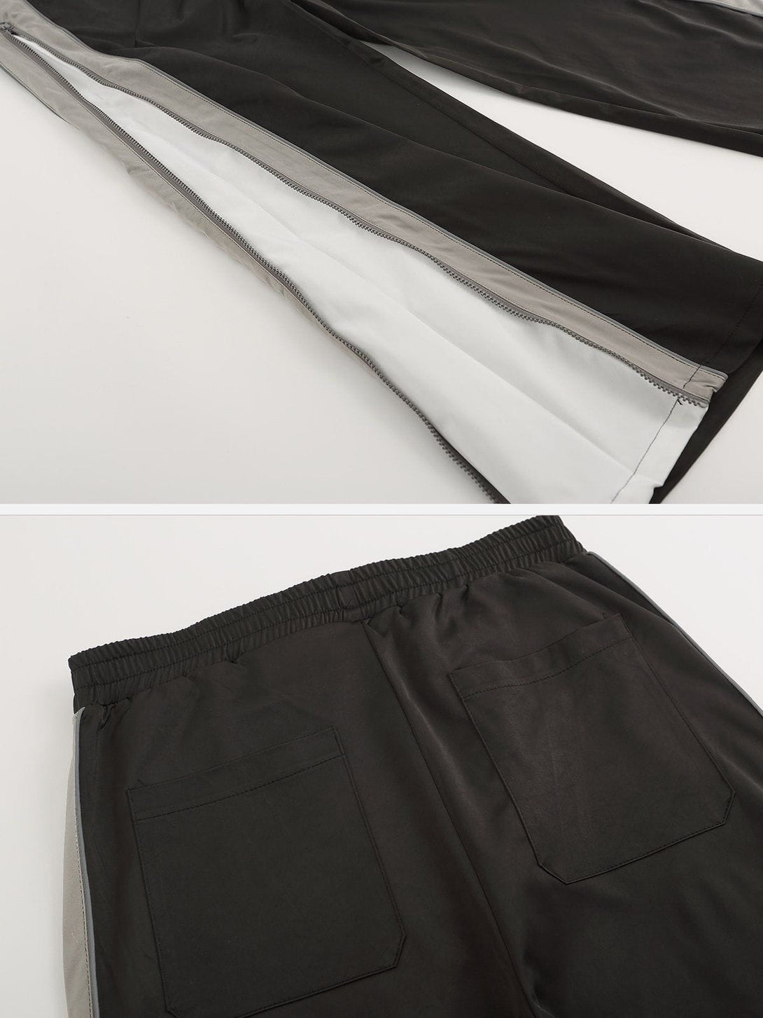 Evapacs - Color Panel Zip UP Pants- Streetwear Fashion - evapacs.com