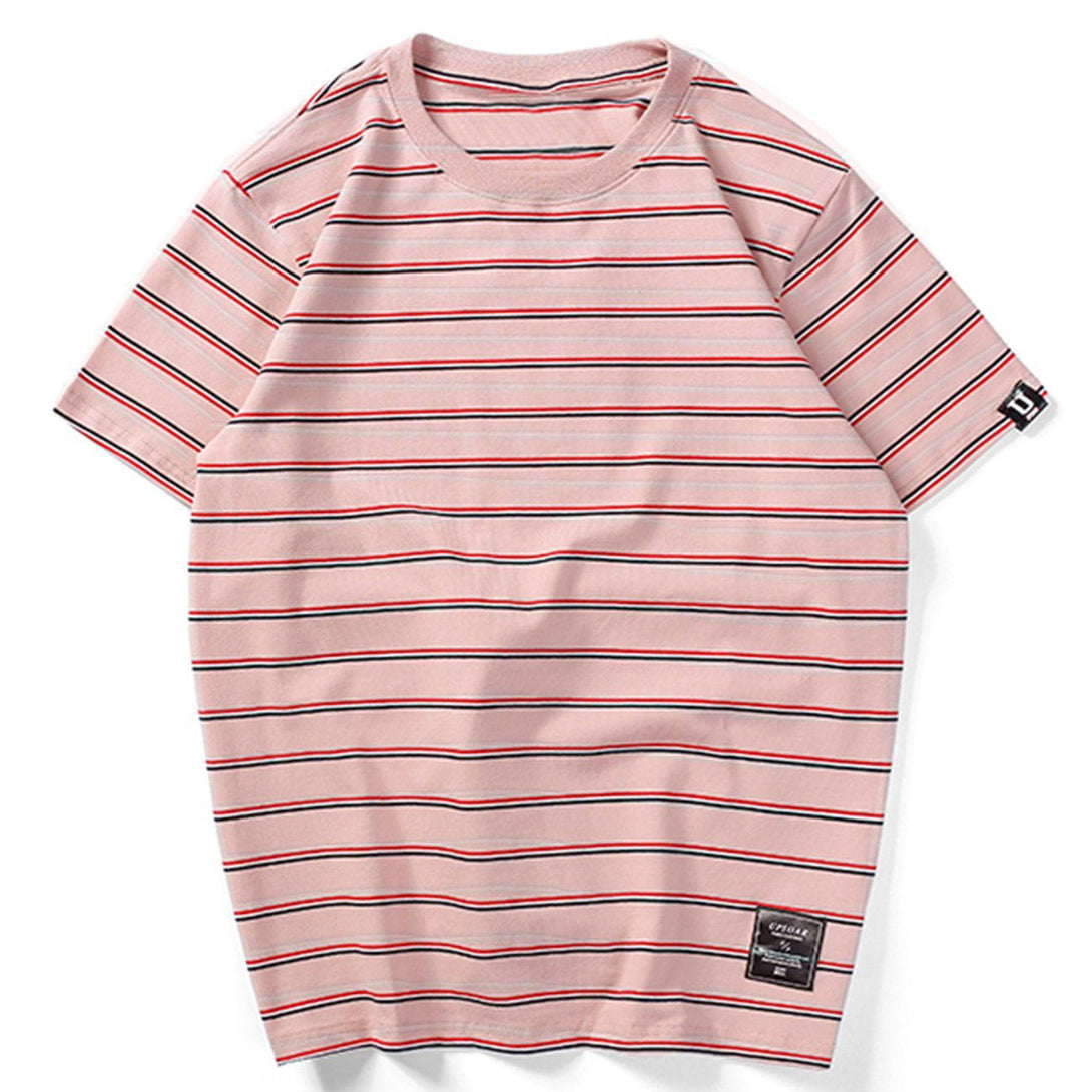 Evapacs - "Color Stripes" Tee- Streetwear Fashion - evapacs.com