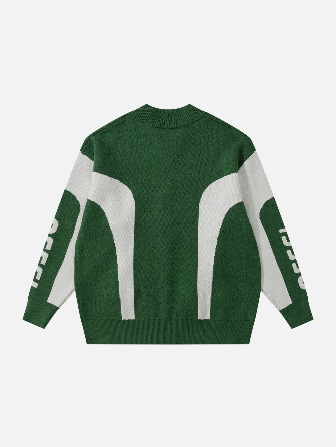 Evapacs - Colorblock Racing Cardigan- Streetwear Fashion - evapacs.com