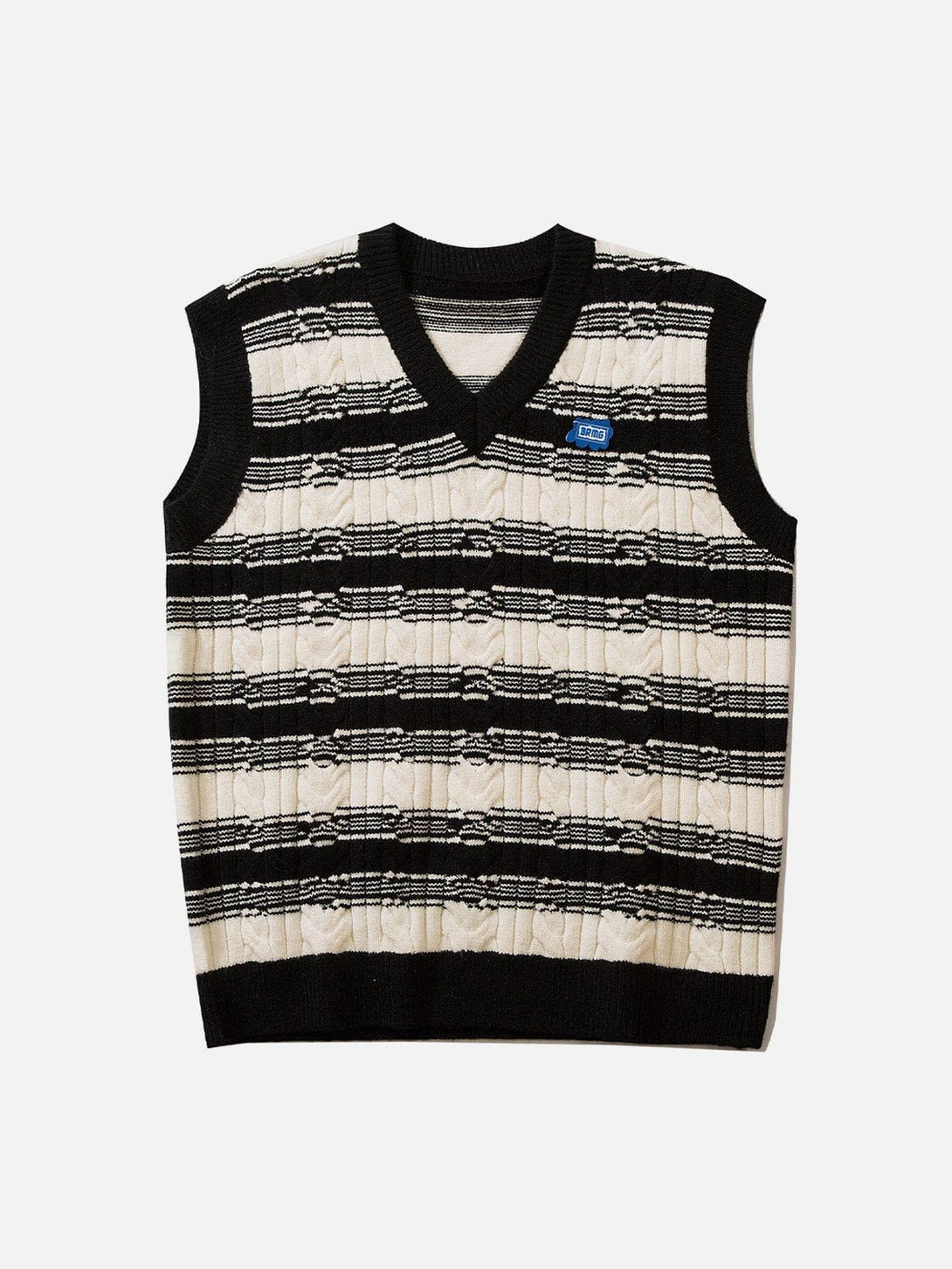 Evapacs - Colorblock Stripe Sweater Vest- Streetwear Fashion - evapacs.com