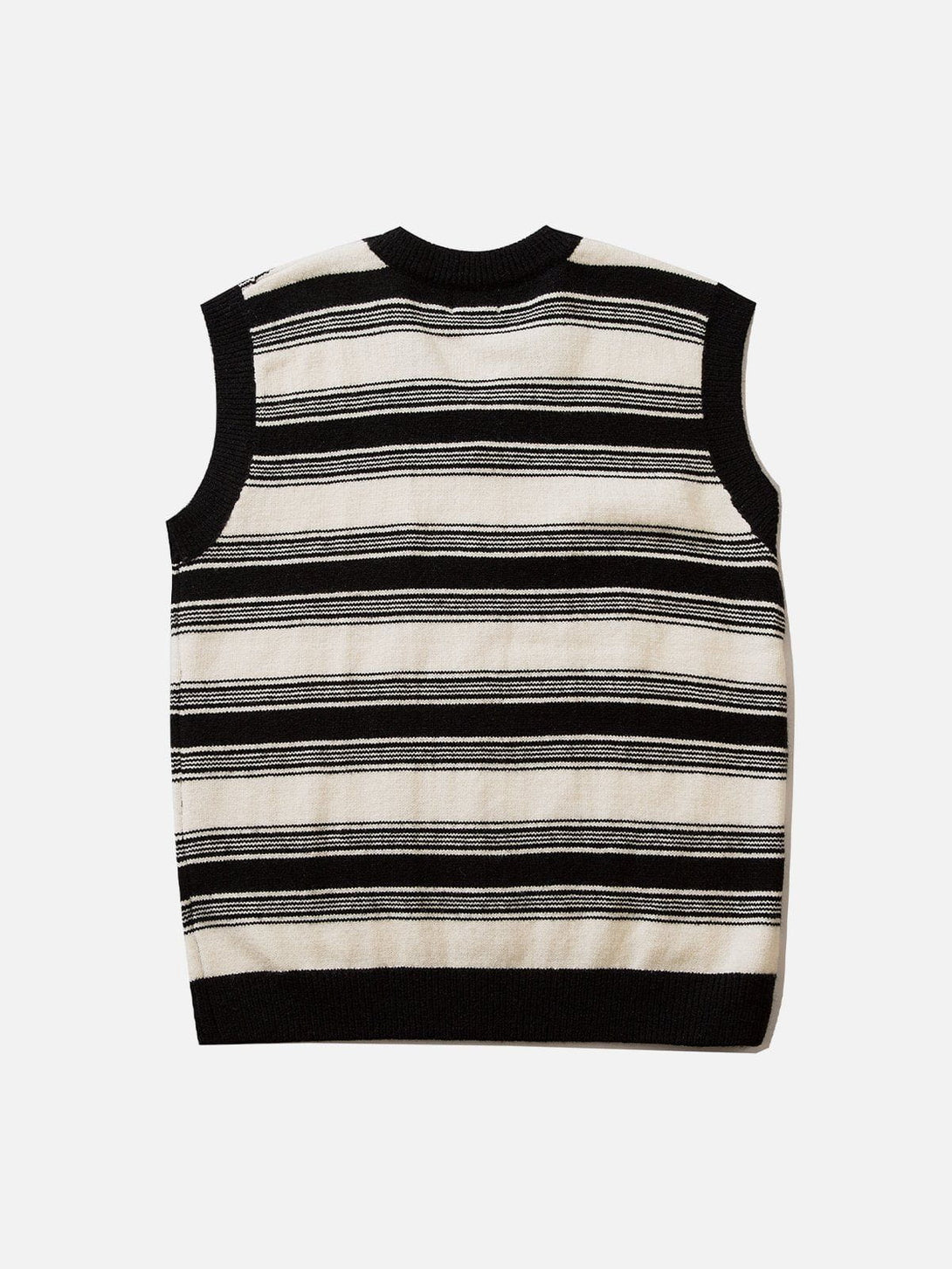 Evapacs - Colorblock Stripe Sweater Vest- Streetwear Fashion - evapacs.com