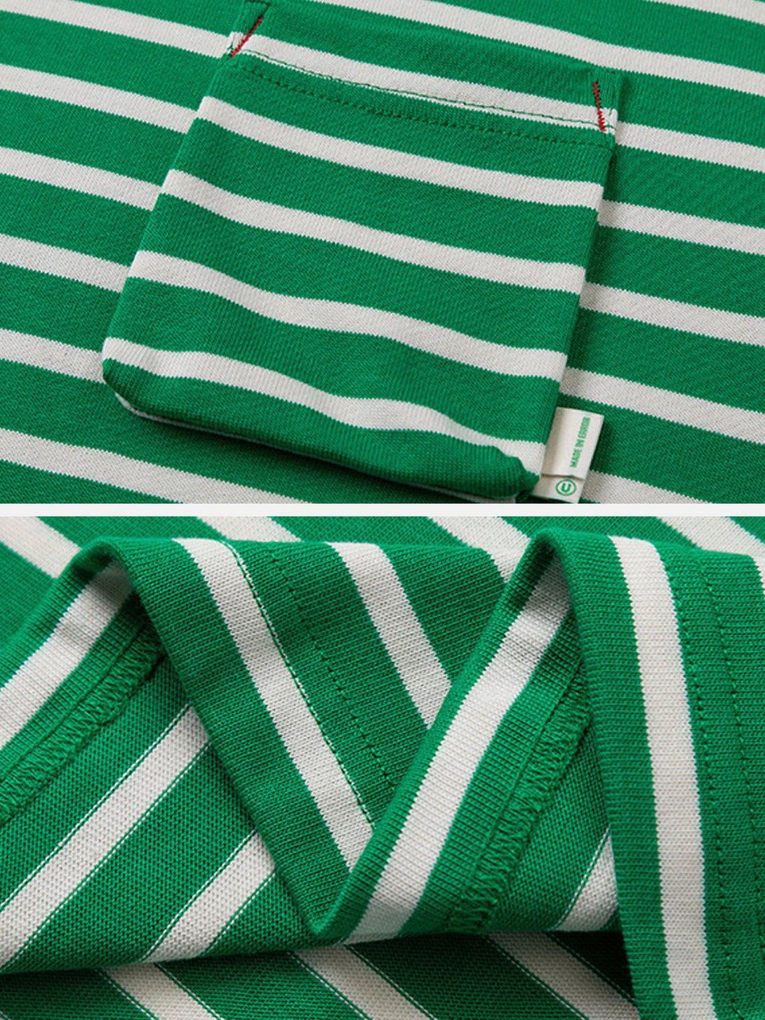 Evapacs - Colorblock Stripe Tee- Streetwear Fashion - evapacs.com