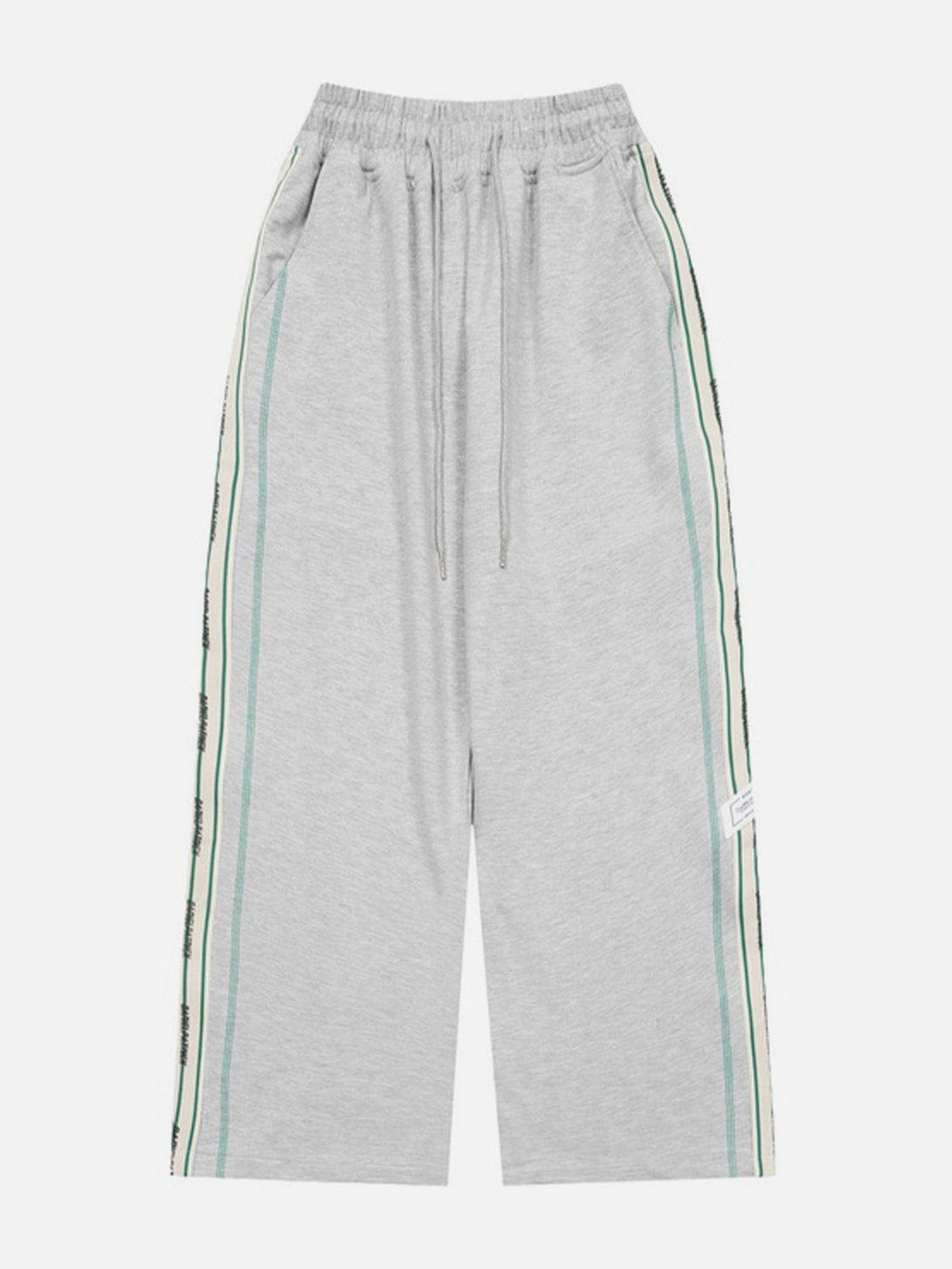 Evapacs - Colorful Striped Drawstring Sweatpants- Streetwear Fashion - evapacs.com