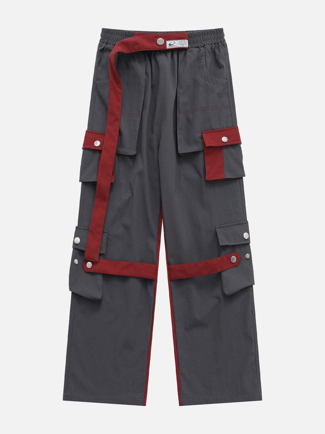 Evapacs - Contrast Multi-Pocket Cargo Pants- Streetwear Fashion - evapacs.com