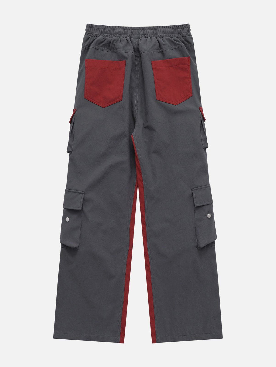 Evapacs - Contrast Multi-Pocket Cargo Pants- Streetwear Fashion - evapacs.com