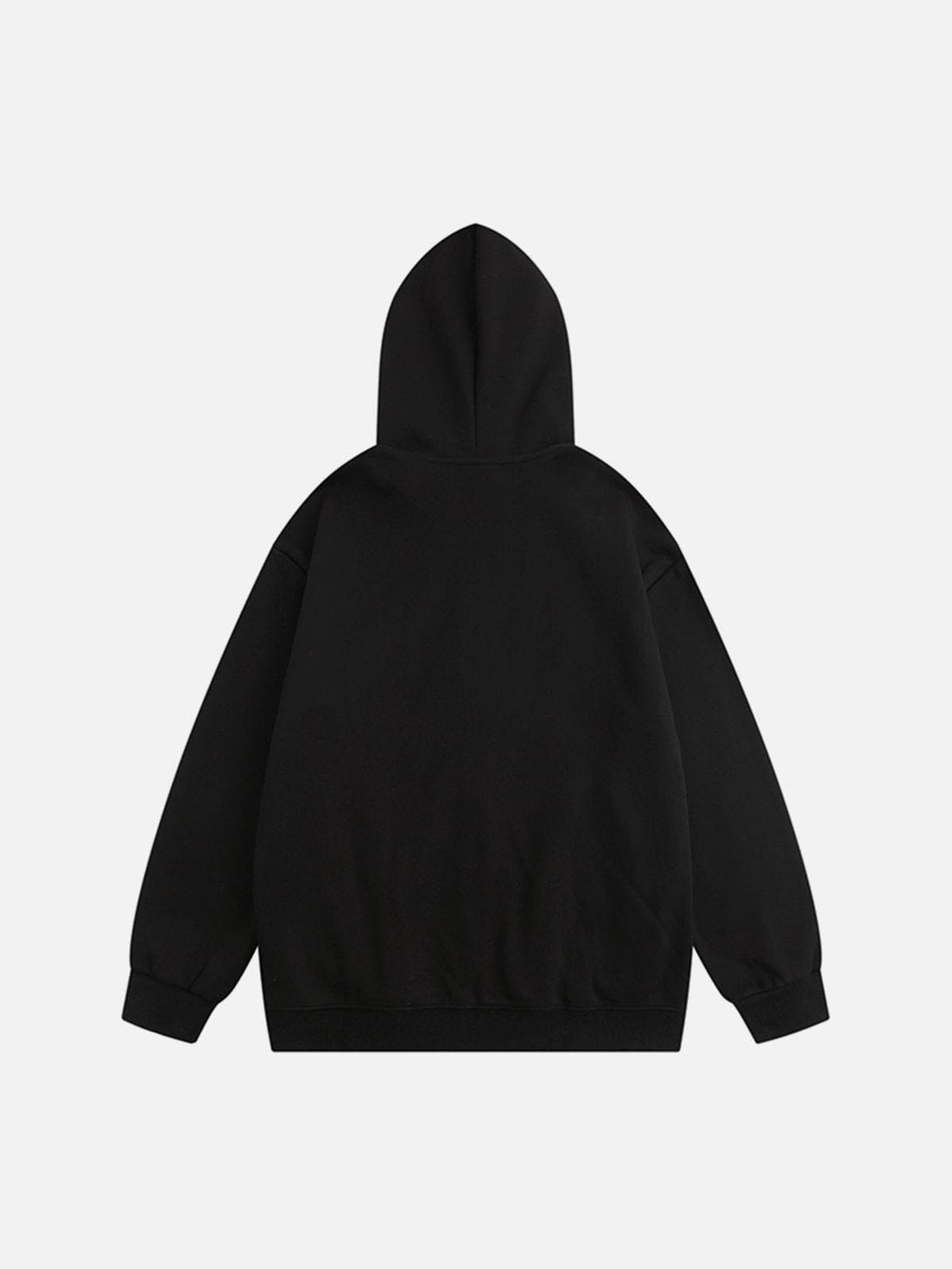 Evapacs - Contrast Patchwork Hoodie- Streetwear Fashion - evapacs.com