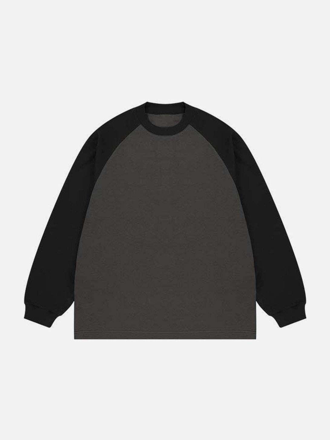 Evapacs - Contrast Splicing Sweatshirt- Streetwear Fashion - evapacs.com