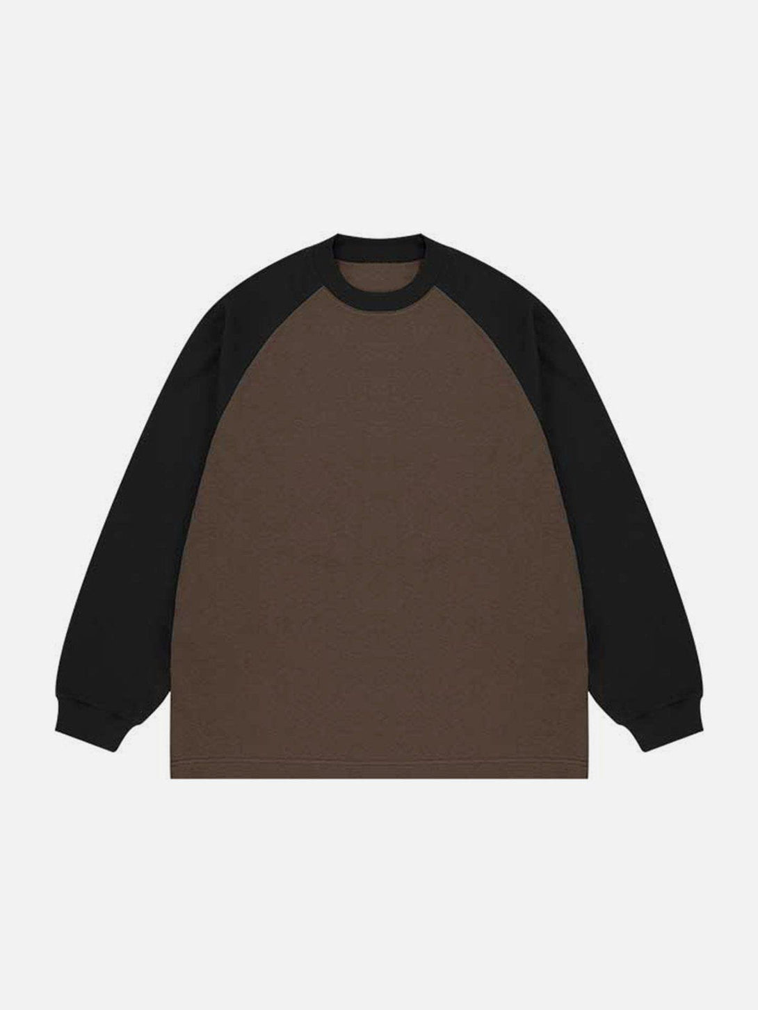 Evapacs - Contrast Splicing Sweatshirt- Streetwear Fashion - evapacs.com