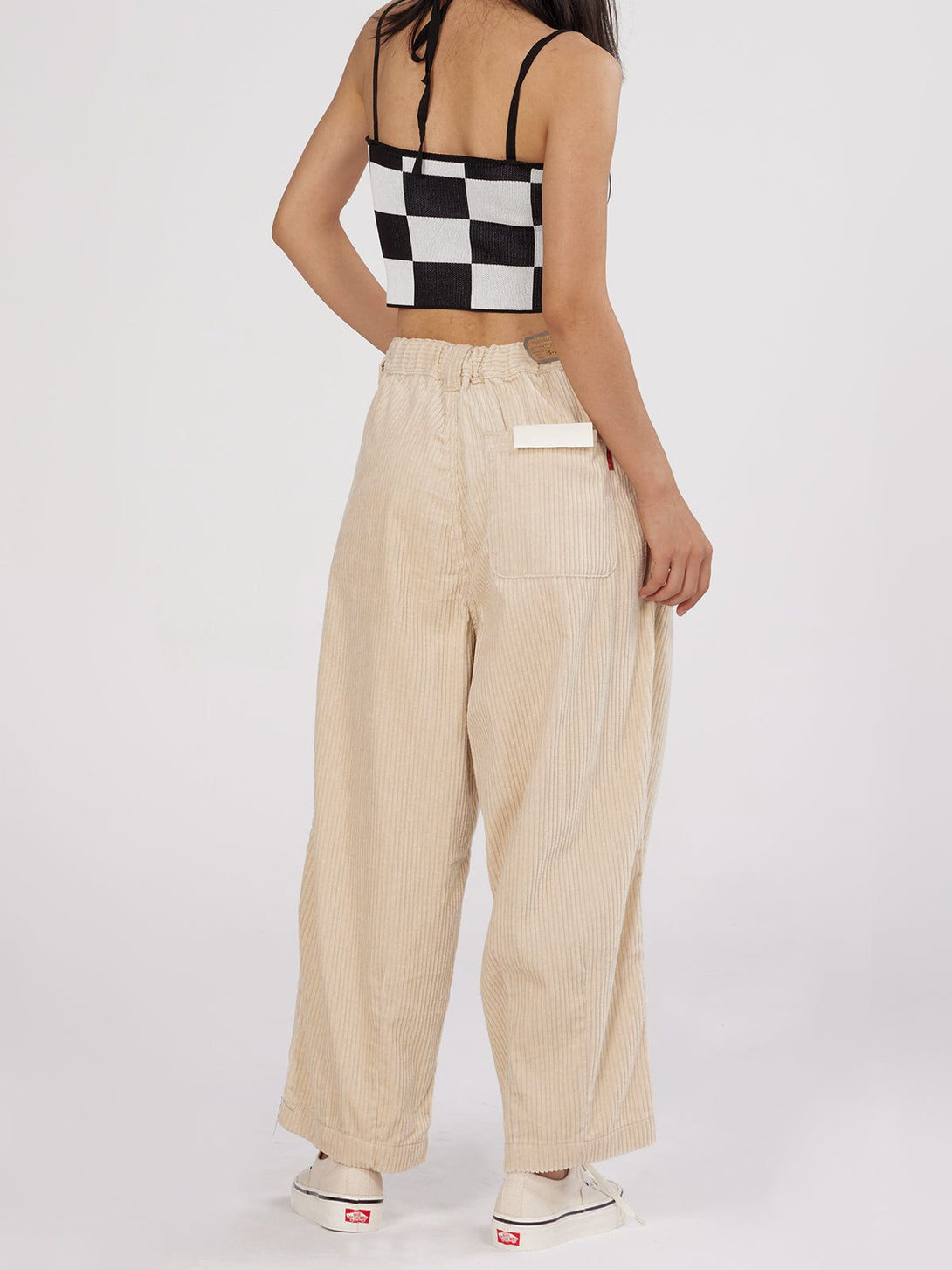 Evapacs - Corduroy Wide-Leg Pants- Streetwear Fashion - evapacs.com