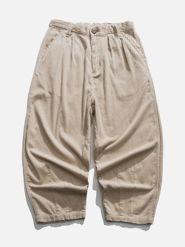 Evapacs - Corduroy Wide-Leg Pants- Streetwear Fashion - evapacs.com