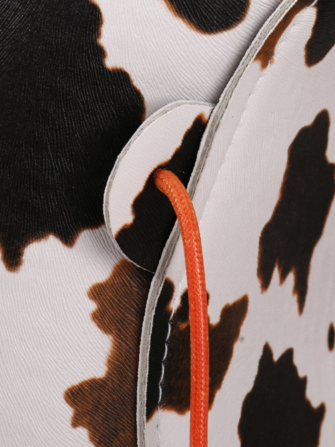 Evapacs - Cow Print Drawstring PU Leather Hat- Streetwear Fashion - evapacs.com