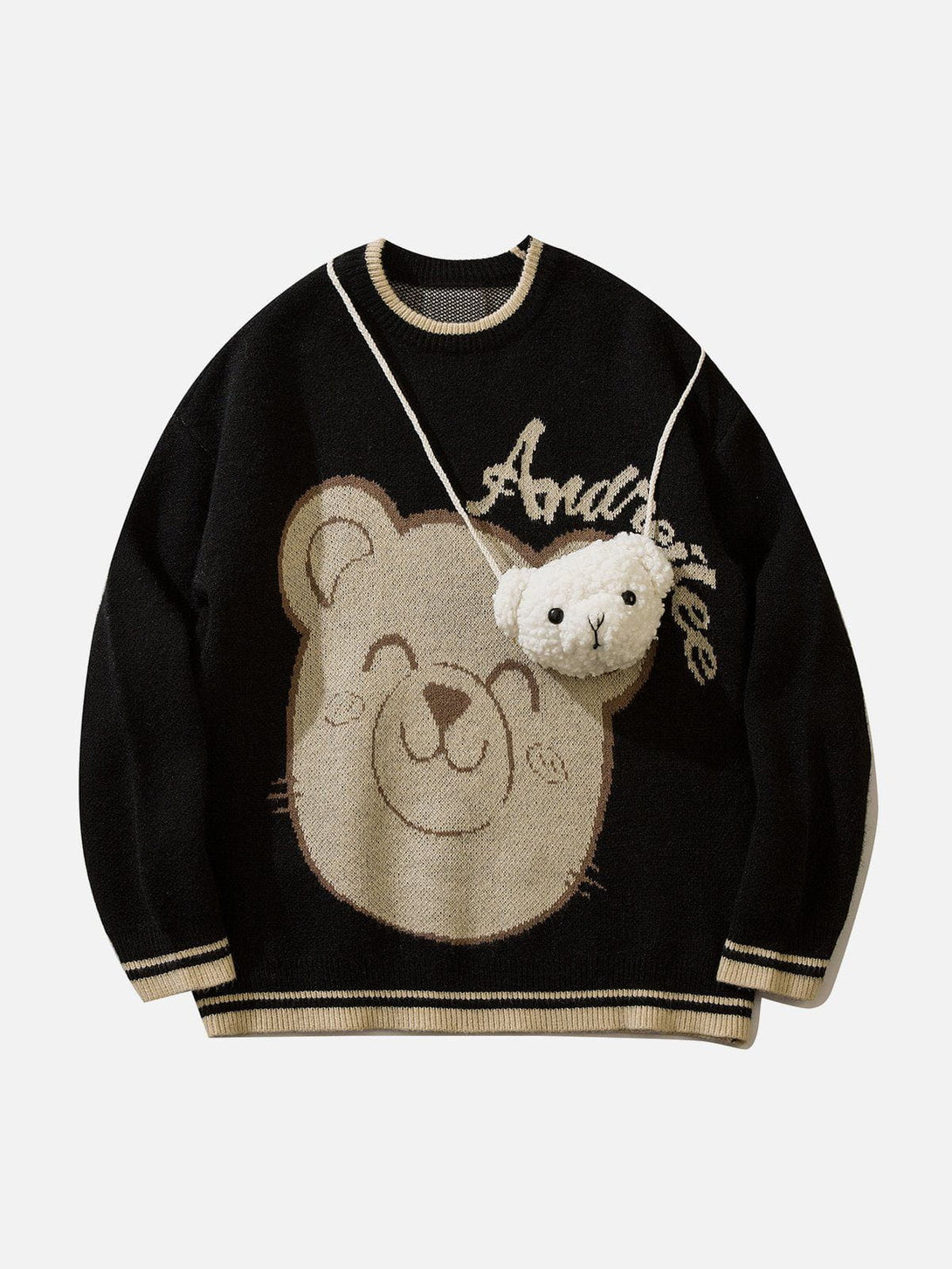 Evapacs - Cute Bear Doll Sweater- Streetwear Fashion - evapacs.com