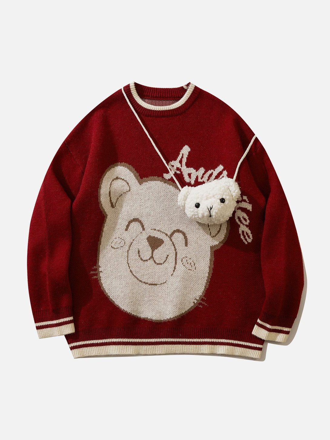 Evapacs - Cute Bear Doll Sweater- Streetwear Fashion - evapacs.com