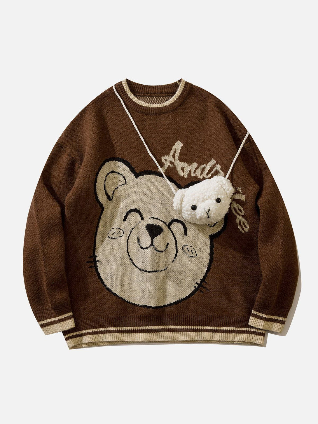 Evapacs - Cute Bear Doll Sweater- Streetwear Fashion - evapacs.com