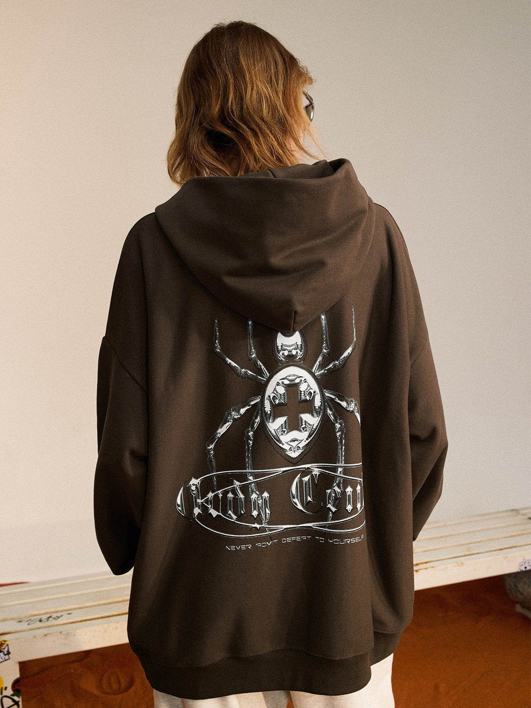 Evapacs - Deadly Venomous Spider Thermo Print Hoodie- Streetwear Fashion - evapacs.com