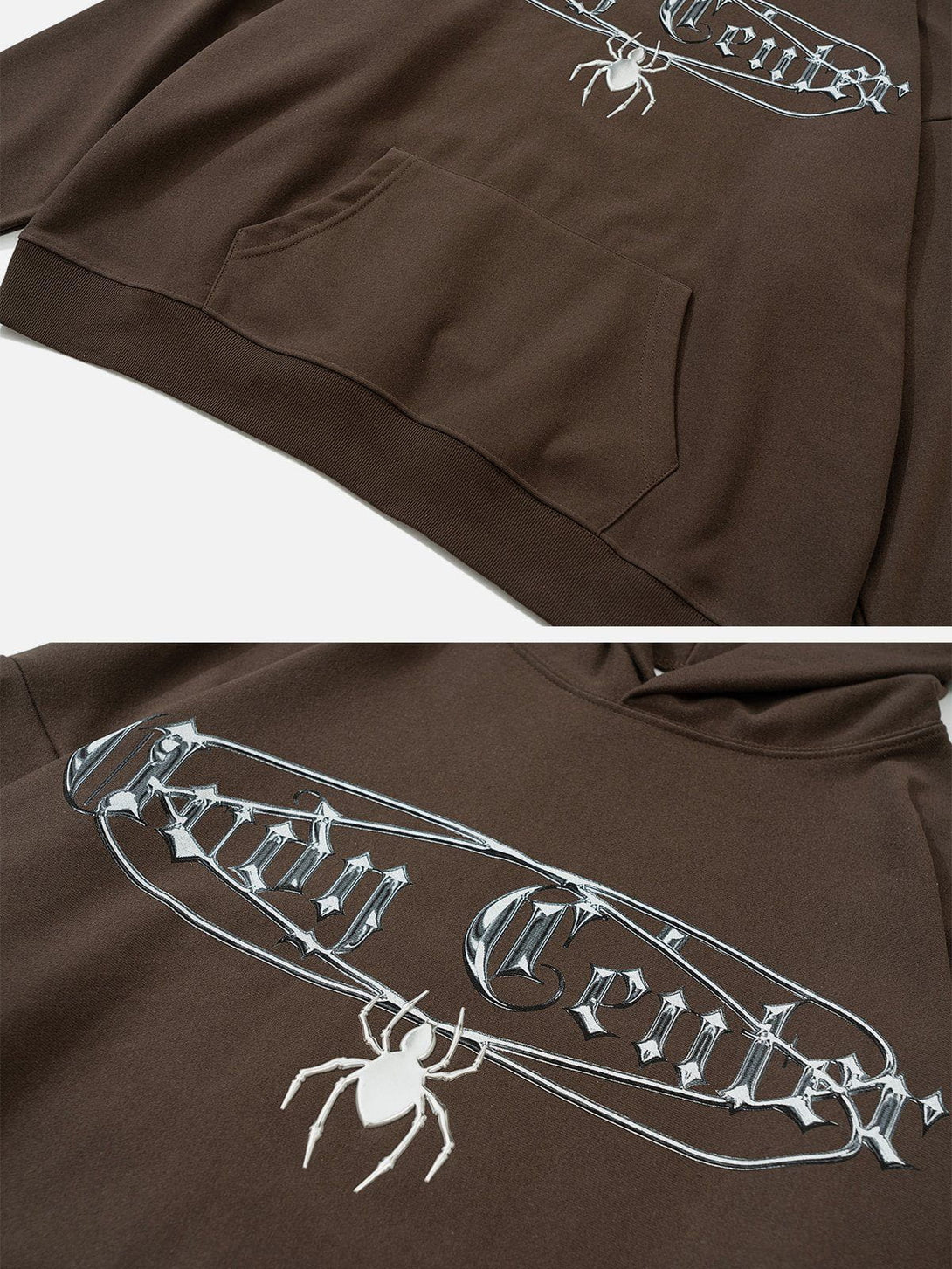 Evapacs - Deadly Venomous Spider Thermo Print Hoodie- Streetwear Fashion - evapacs.com