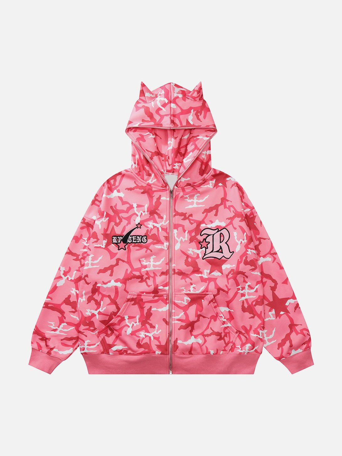 Evapacs - Demon Camo Print Hoodie- Streetwear Fashion - evapacs.com