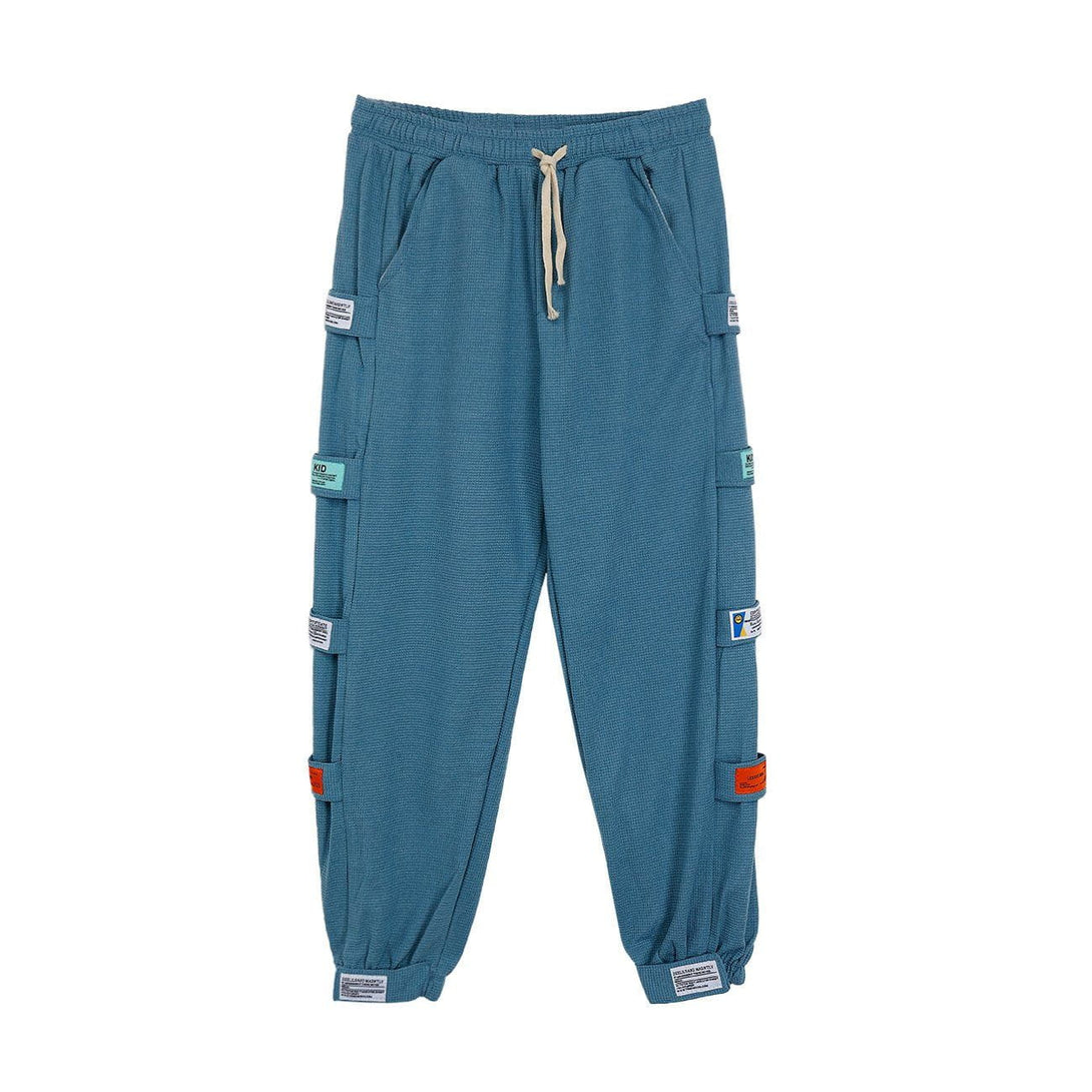 Evapacs - Elastic Waist Velcro Foot Mouth Pants- Streetwear Fashion - evapacs.com