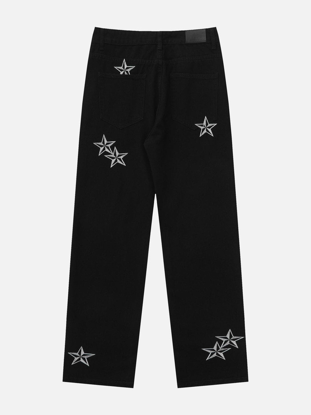 Evapacs - Embroidered Star Jeans- Streetwear Fashion - evapacs.com