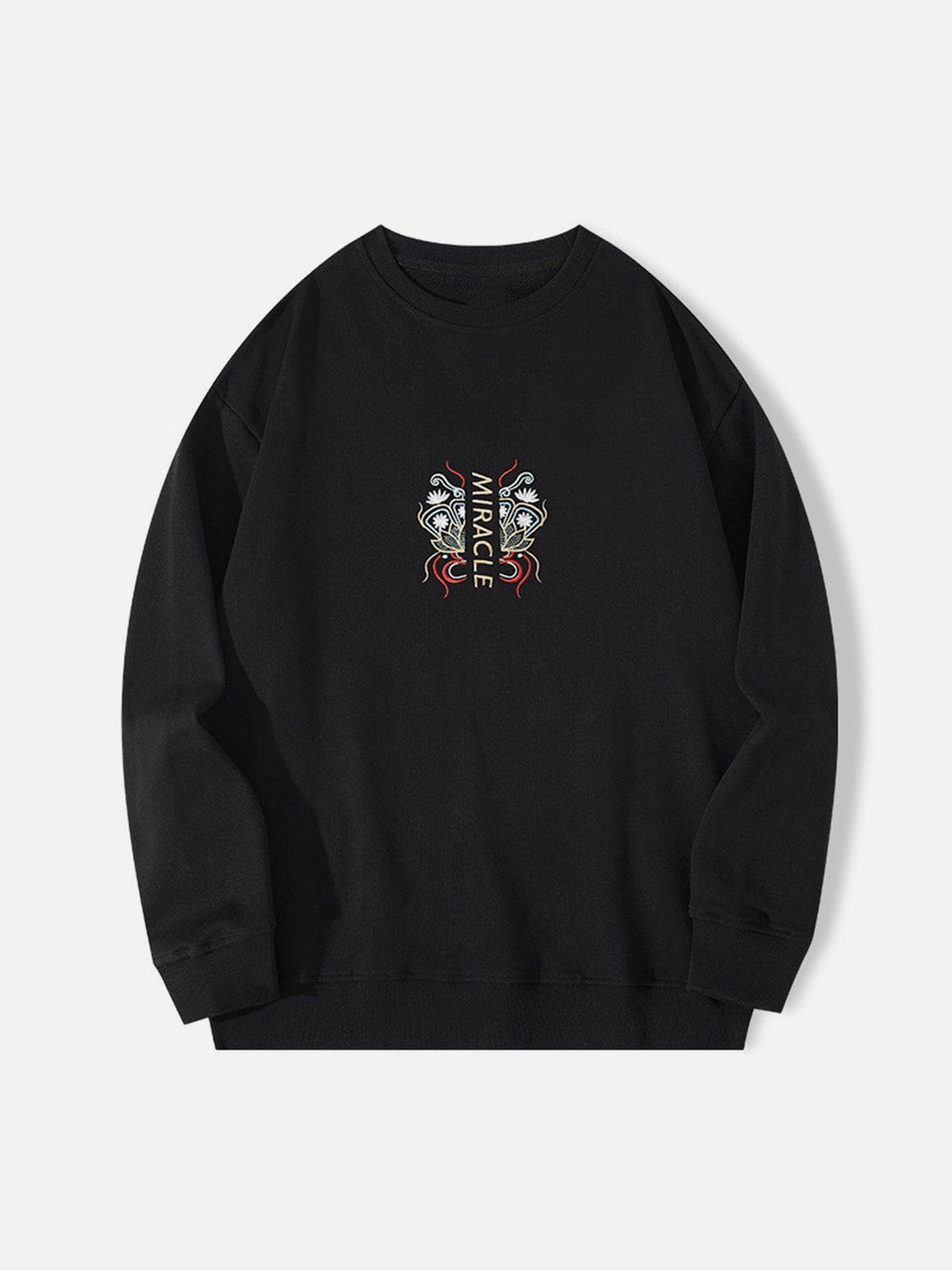 Evapacs - Embroidery Brocade Carp Sweatshirt- Streetwear Fashion - evapacs.com