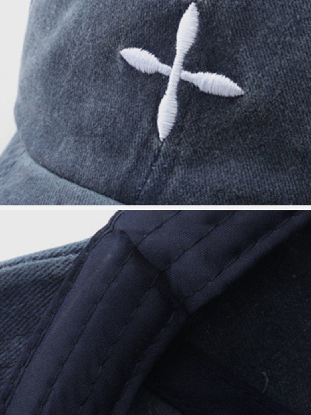 Evapacs - Embroidery Crucifix Baseball Cap- Streetwear Fashion - evapacs.com