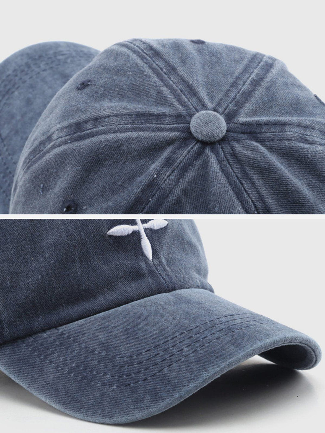 Evapacs - Embroidery Crucifix Baseball Cap- Streetwear Fashion - evapacs.com