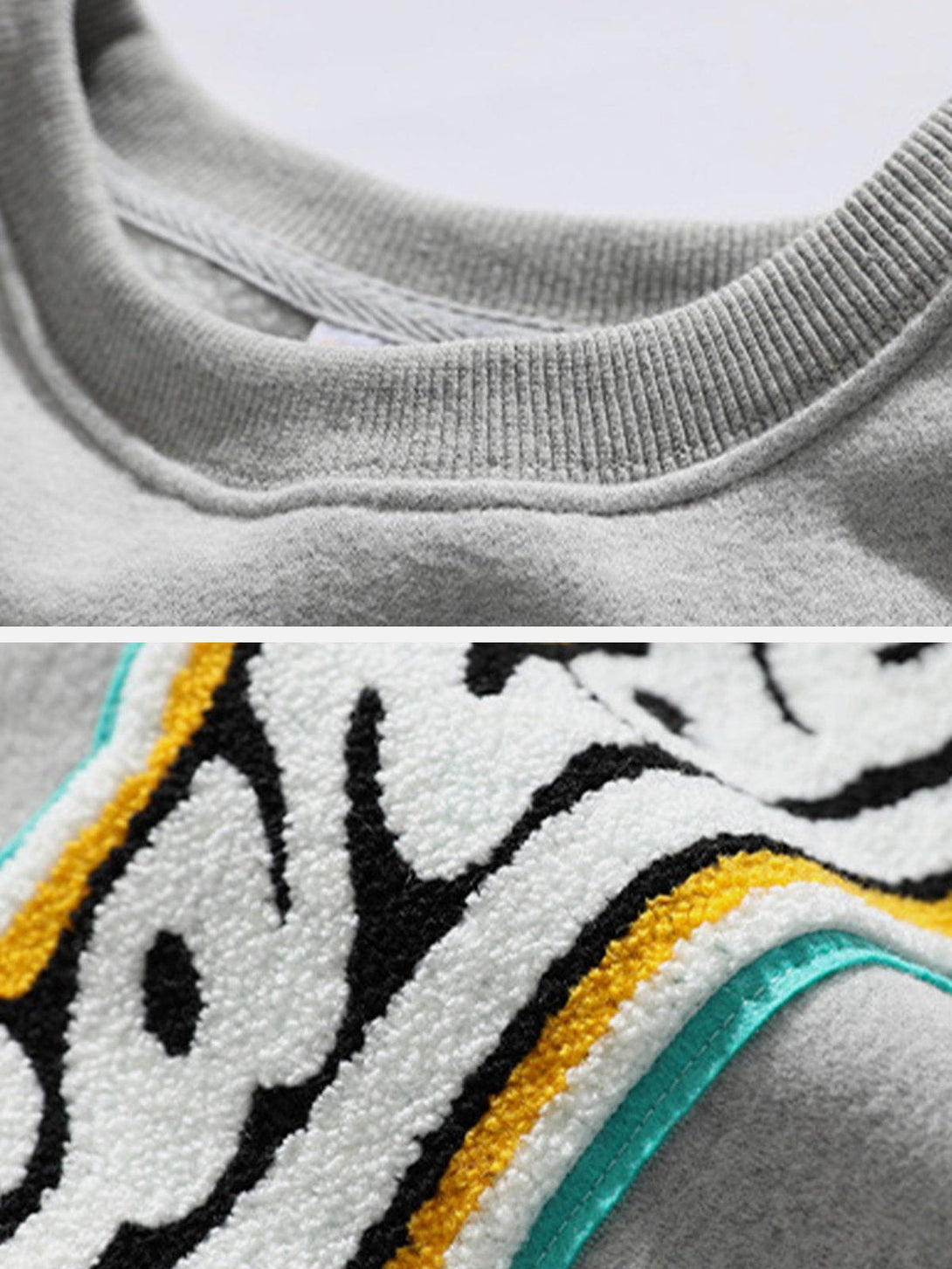 Evapacs - Embroidery Graphic Sweatshirt- Streetwear Fashion - evapacs.com