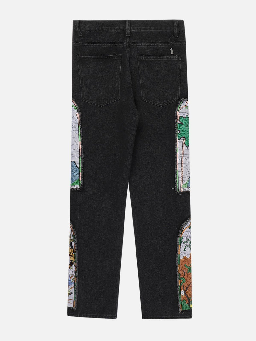 Evapacs - Embroidery Painting Hole Jeans- Streetwear Fashion - evapacs.com