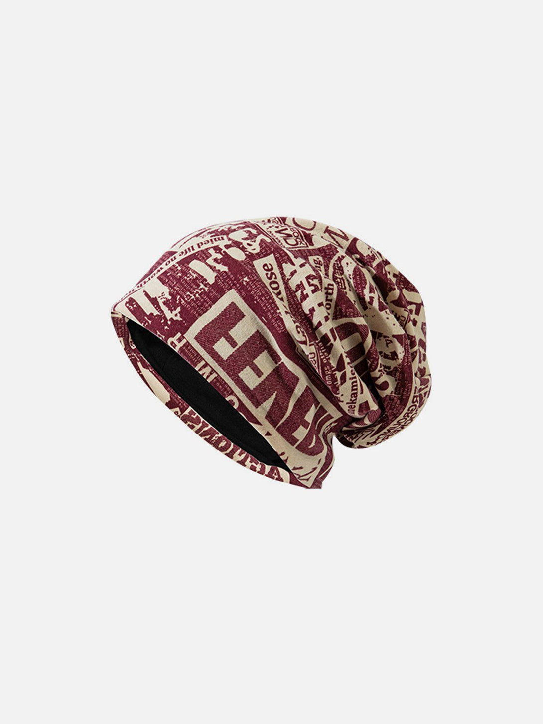 Evapacs - English Newspaper Print Heap Cap- Streetwear Fashion - evapacs.com