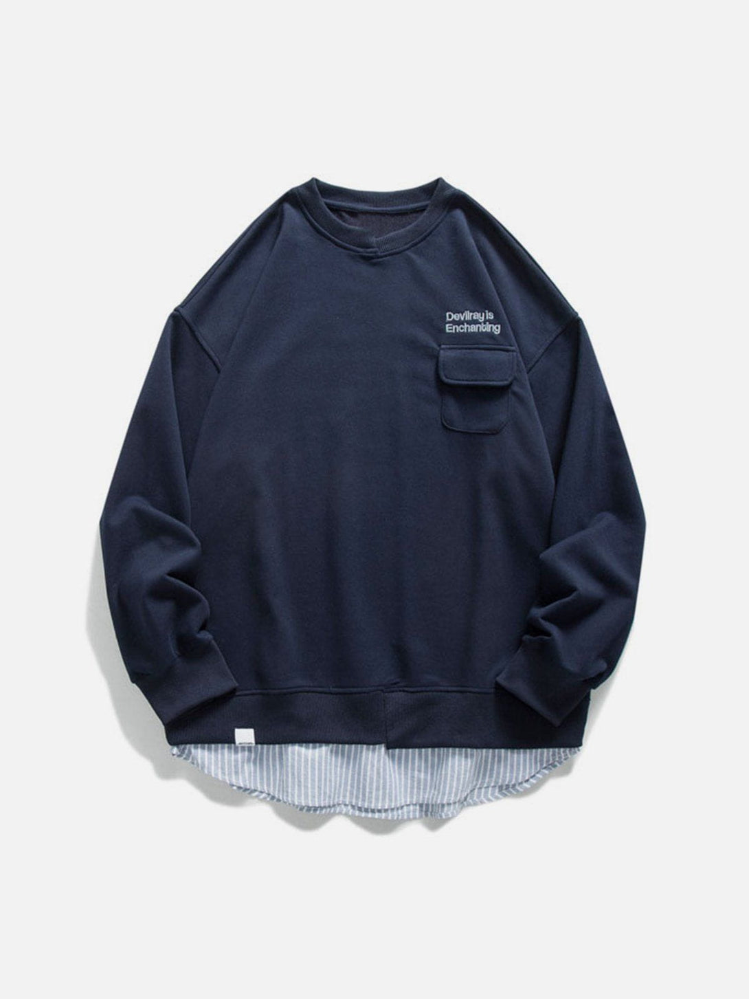 Evapacs - Fake Two-Piece Sweatshirt- Streetwear Fashion - evapacs.com