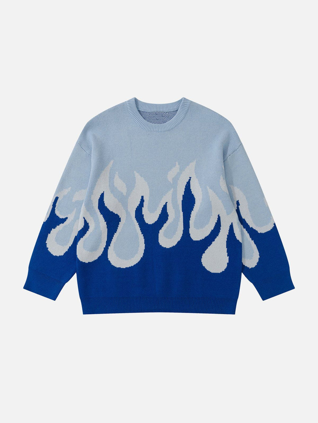 Evapacs - Flame Print Sweater- Streetwear Fashion - evapacs.com