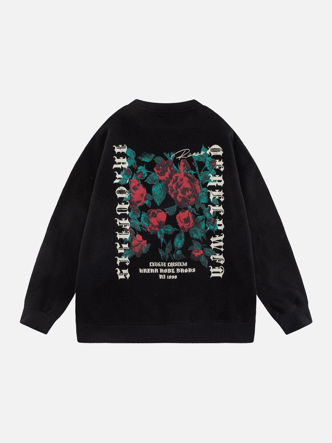 Evapacs - Floral Print Sweatshirt- Streetwear Fashion - evapacs.com