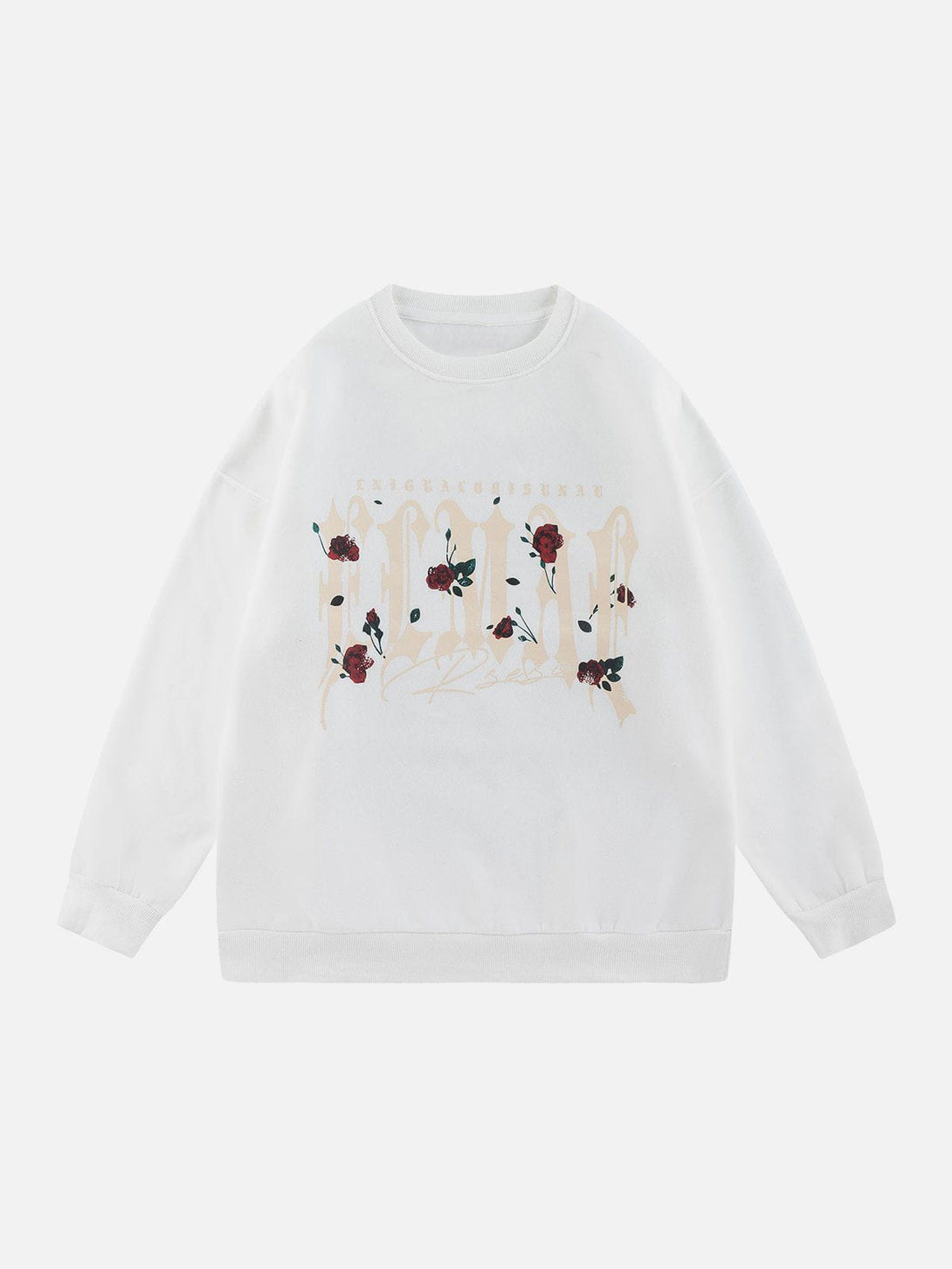 Evapacs - Floral Print Sweatshirt- Streetwear Fashion - evapacs.com