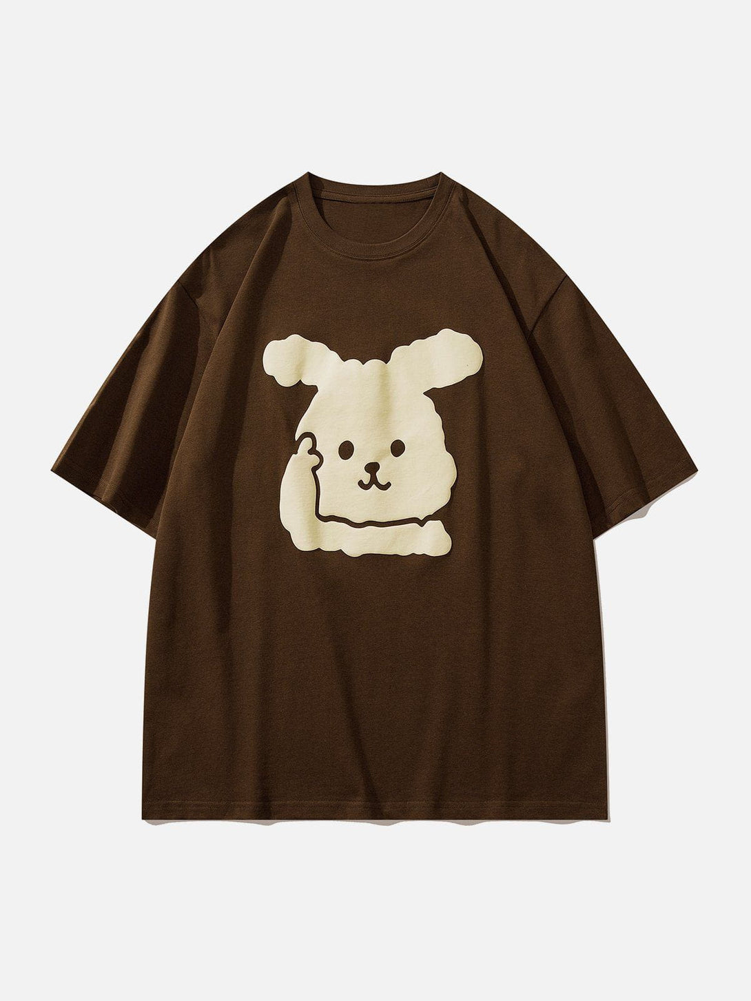 Evapacs - Foam Rabbit Print Tee- Streetwear Fashion - evapacs.com