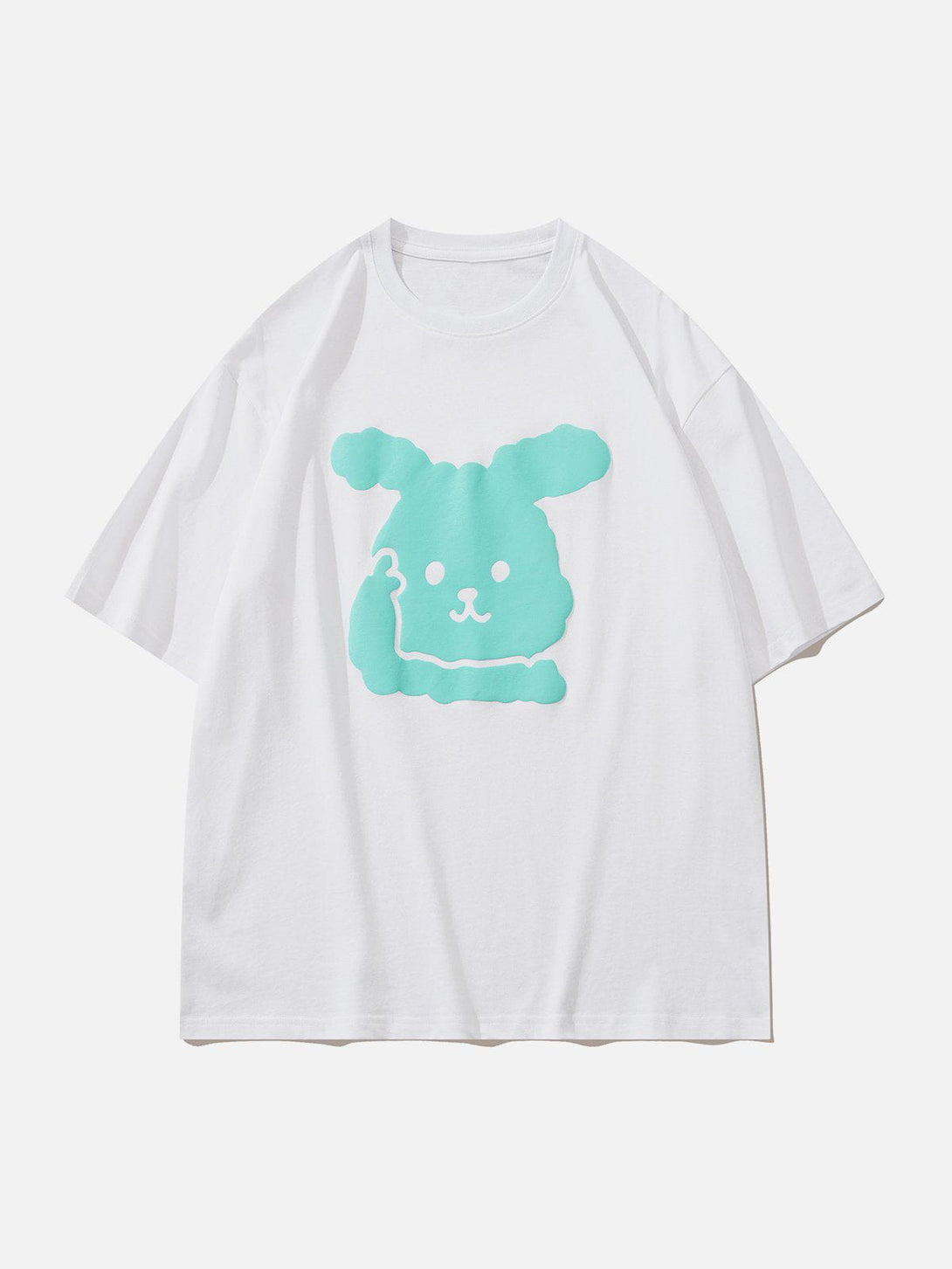 Evapacs - Foam Rabbit Print Tee- Streetwear Fashion - evapacs.com