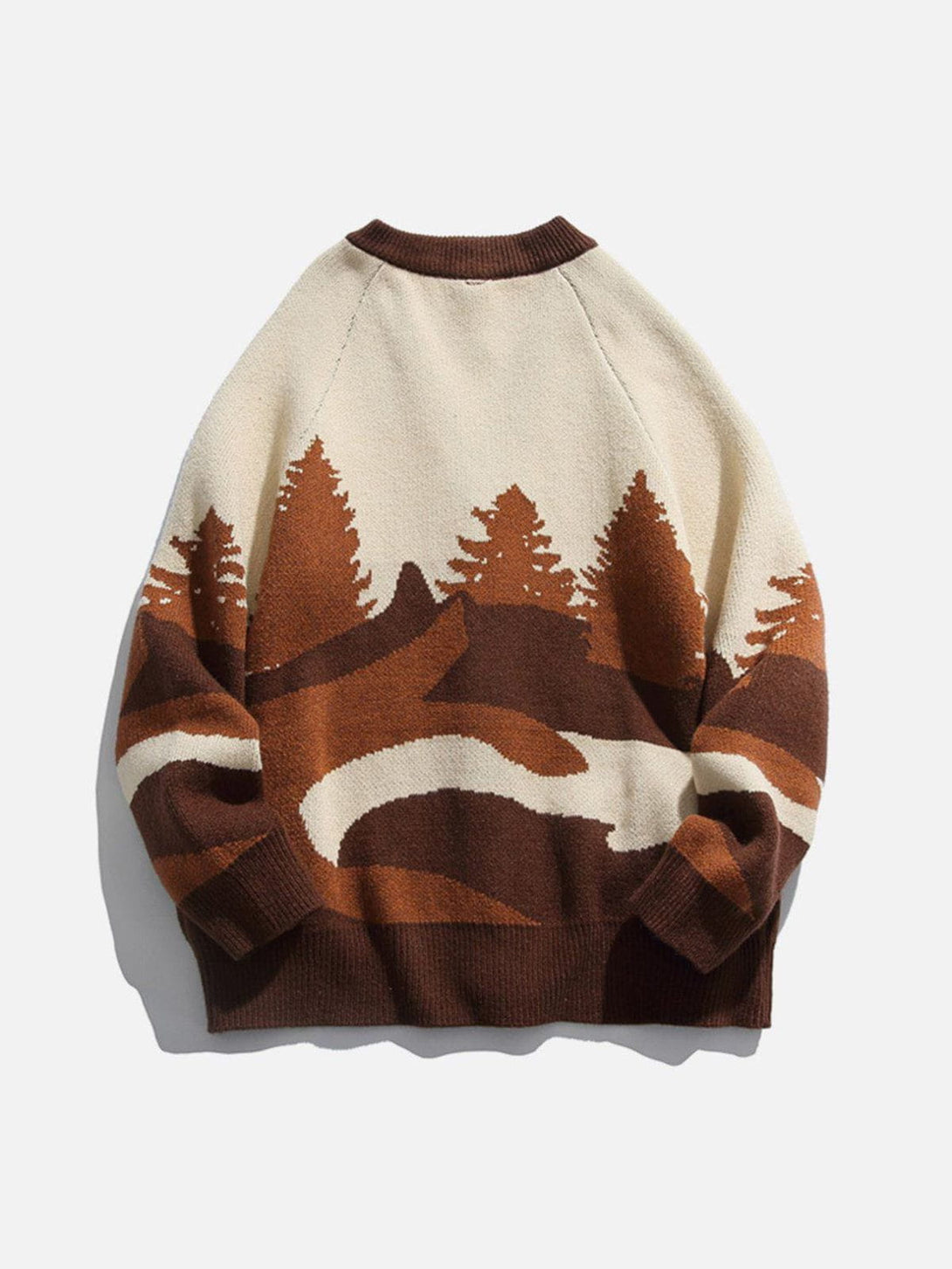 Evapacs - Forest Sunrise Cardigan- Streetwear Fashion - evapacs.com