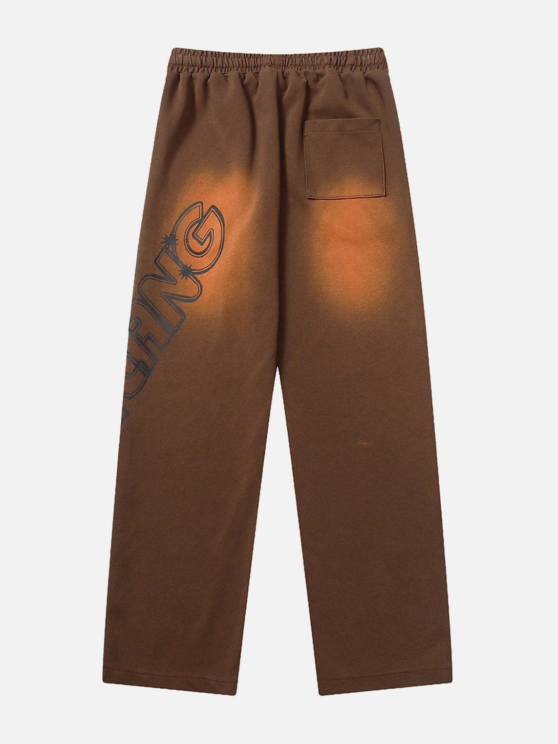 Evapacs - Gradient Monogram Print Pants- Streetwear Fashion - evapacs.com