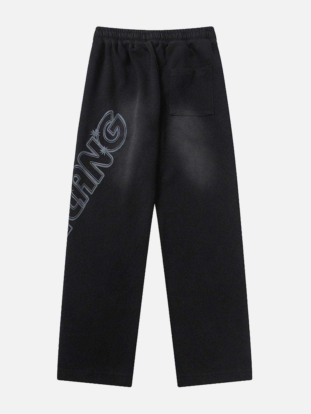 Evapacs - Gradient Monogram Print Pants- Streetwear Fashion - evapacs.com