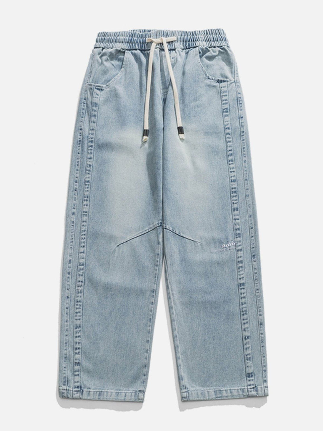 Evapacs - Gradient Patchwork Jeans- Streetwear Fashion - evapacs.com