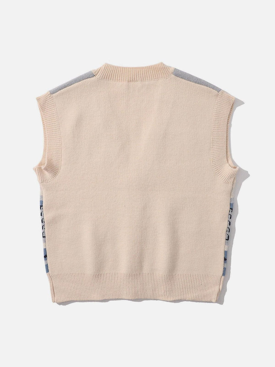 Evapacs - Hand In Hand Pattern Knit Sweater Vest- Streetwear Fashion - evapacs.com